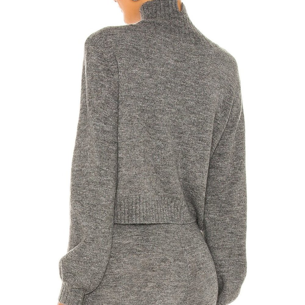 L'academie Plush Charcoal Turtleneck - image 2